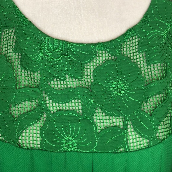 Green Baby Doll Top Large - Picture 5 of 12